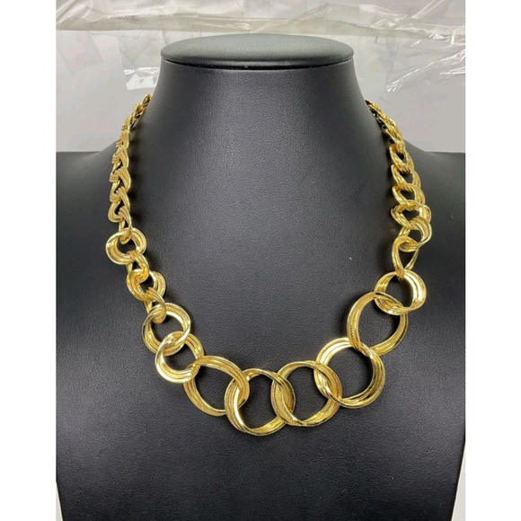 Dolce Vita Goldtone Rolo Chain NecklaceNWOT16